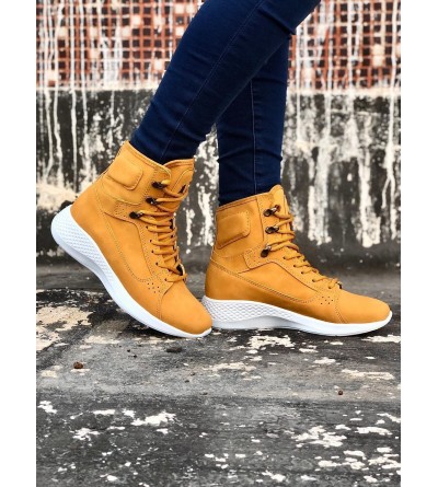 BA0600 Bağcıklı Camel Sarı Kısa Boksör Unisex Spor Postal Bot BA0600 Bağcıklı Camel Sarı Kısa Boksör Unisex Spor Postal Bot