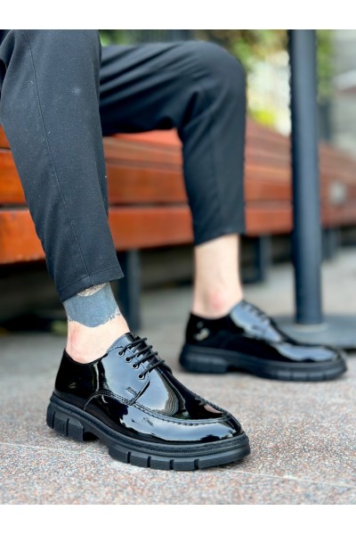 BA0237 Bağcıklı Rugan Klasik Yüksek Taban Casual Erkek Ayakkabı BA0237 Bağcıklı Rugan Klasik Yüksek Taban Casual Erkek Ayakkabı