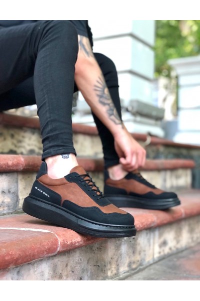 BA0238 BOA Yüksek Taban Taba Siyah Bağcıklı Erkek Ayakkabı BA0238 BOA Yüksek Taban Taba Siyah Bağcıklı Erkek Ayakkabı