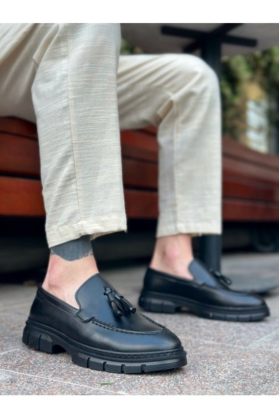 BA0240 Püsküllü Cilt Klasik Yüksek Taban Casual Erkek Ayakkabı BA0240 Püsküllü Cilt Klasik Yüksek Taban Casual Erkek Ayakkabı