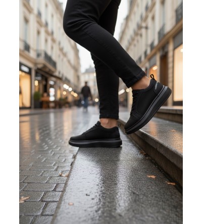 BA0548 BOA Kalın Yüksek Siyah Taban Siyah Bağcıklı Spor Erkek Ayakkabı BA0548 BOA Kalın Yüksek Siyah Taban Siyah Bağcıklı Spor Erkek Ayakkabı