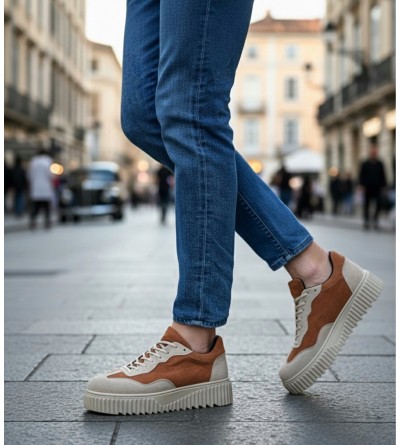 BA0802 BOA Taba Süet Yüksek Taban Erkek Günlük Ayakkabı BA0802 BOA Taba Süet Yüksek Taban Erkek Günlük Ayakkabı