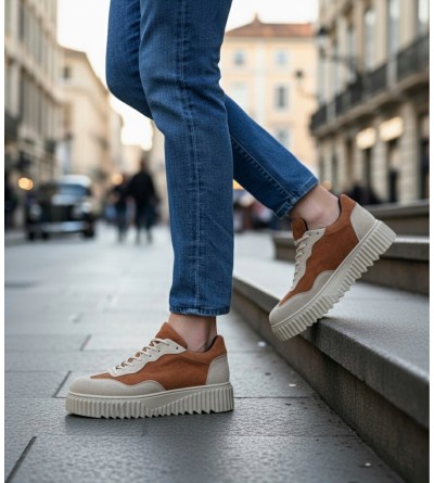 BA0802 BOA Taba Süet Yüksek Taban Erkek Günlük Ayakkabı BA0802 BOA Taba Süet Yüksek Taban Erkek Günlük Ayakkabı