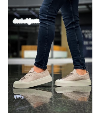 BA500 BOA Özel Termo Taban Krem Casual Erkek Ayakkabı BA500 BOA Özel Termo Taban Krem Casual Erkek Ayakkabı