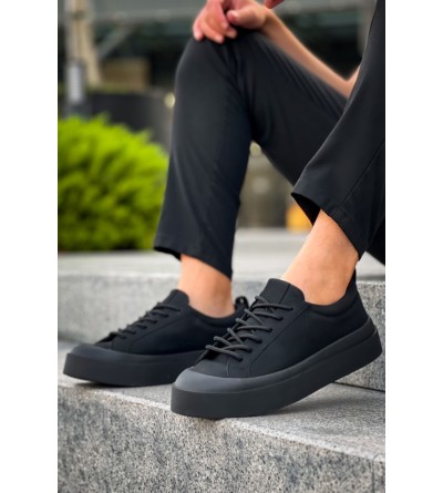 BA500 BOA Özel Termo Taban Siyah Renk Casual Erkek Ayakkabı BA500 BOA Özel Termo Taban Siyah Renk Casual Erkek Ayakkabı