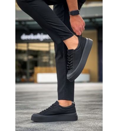 BA500 BOA Özel Termo Taban Siyah Renk Casual Erkek Ayakkabı BA500 BOA Özel Termo Taban Siyah Renk Casual Erkek Ayakkabı