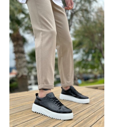 BA8104 BOA Yüksek Siyah Taban Rugan Bağcıklı Erkek Ayakkabı BA8104 BOA Yüksek Siyah Taban Rugan Bağcıklı Erkek Ayakkabı