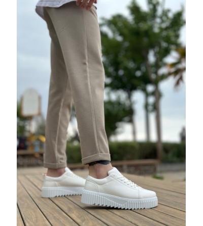 BA8104 BOA Yüksek Taban Rugan Beyaz Bağcıklı Erkek Ayakkabı BA8104 BOA Yüksek Taban Rugan Beyaz Bağcıklı Erkek Ayakkabı