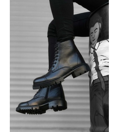 BA0187 İçi Dışı Hakiki Deri Siyah Erkek Fermuarlı Yarım Bot BA0187 İçi Dışı Hakiki Deri Siyah Erkek Fermuarlı Yarım Bot