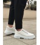 BA0245 Beyaz Akıllı Lastik Bağcık Yüksek Siyah Taban Günlük Erkek Ayakkabı BA0245 Beyaz Akıllı Lastik Bağcık Yüksek Siyah Taban Günlük Erkek Ayakkabı