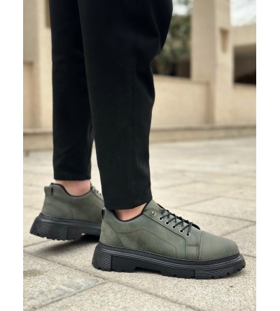 BA0245 Haki Akıllı Lastik Bağcık Yüksek Taban Günlük Erkek Ayakkabı BA0245 Haki Akıllı Lastik Bağcık Yüksek Taban Günlük Erkek Ayakkabı