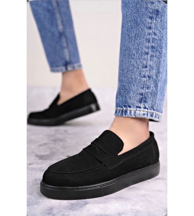 BA0580 Bağcıksız Kuşaklı Yüksek Süet Siyah Taban Erkek Ayakkabı BA0580 Bağcıksız Kuşaklı Yüksek Süet Siyah Taban Erkek Ayakkabı