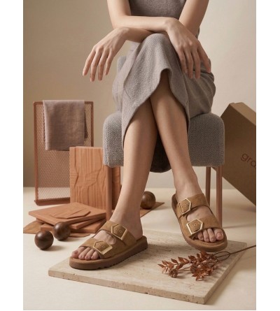 Yazlık Kadın Taba İnce Taban Tokalı Terlik