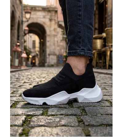 403 Yumuşak Triko Dokulu Yüksek Siyah Taban Spor Ayakkabı 403 Yumuşak Triko Dokulu Yüksek Siyah Taban Spor Ayakkabı