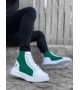 BA0256 Bağcıklı Erkek Yüksek Taban Beyaz Yeşil Taban Spor Bot BA0256 Bağcıklı Erkek Yüksek Taban Beyaz Yeşil Taban Spor Bot