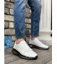 BA0324 İçi Dışı Hakiki Deri Rahat Taban Beyaz Sneakers Casual Erkek Ayakkabı