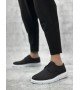 BA0003 Bağcıklı Klasik Spor Keten Siyah Beyaz Taban Casual Erkek Ayakkabı BA0003 Bağcıklı Klasik Spor Keten Siyah Beyaz Taban Casual Erkek Ayakkabı