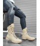 BA0605 Bağcıklı Krem Askeri Postal Bot BA0605 Bağcıklı Krem Askeri Postal Bot