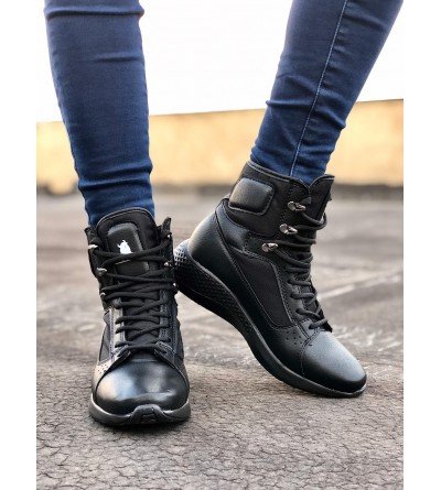 BA0600 Bağcıklı Siyah Boksör Unisex Spor Postal Bot BA0600 Bağcıklı Siyah Boksör Unisex Spor Postal Bot