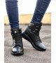 BA0600 Bağcıklı Siyah Boksör Unisex Spor Postal Bot BA0600 Bağcıklı Siyah Boksör Unisex Spor Postal Bot