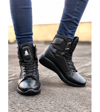 BA0600 Bağcıklı Siyah Boksör Unisex Spor Postal Bot BA0600 Bağcıklı Siyah Boksör Unisex Spor Postal Bot