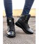 BA0600 Bağcıklı Siyah Boksör Unisex Spor Postal Bot BA0600 Bağcıklı Siyah Boksör Unisex Spor Postal Bot