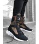 BA0600 Bağcıklı Siyah Kamuflaj Boksör Unisex Spor Postal Bot BA0600 Bağcıklı Siyah Kamuflaj Boksör Unisex Spor Postal Bot