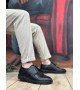 BA0003 Bağcıklı Klasik Siyah Yüksek Siyah Taban Casual Erkek Ayakkabı BA0003 Bağcıklı Klasik Siyah Yüksek Siyah Taban Casual Erkek Ayakkabı