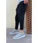 BA0003 Bağcıklı Klasik Spor Gri Renk Keten Yüksek Taban Casual Erkek Ayakkabı BA0003 Bağcıklı Klasik Spor Gri Renk Keten Yüksek Taban Casual Erkek Ayakkabı