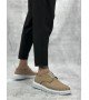 BA0003 Bağcıklı Klasik Spor Keten Hardal Beyaz Taban Casual Erkek Ayakkabı BA0003 Bağcıklı Klasik Spor Keten Hardal Beyaz Taban Casual Erkek Ayakkabı