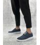 BA0003 Bağcıklı Klasik Spor Keten Lacivert Beyaz Taban Casual Erkek Ayakkabı BA0003 Bağcıklı Klasik Spor Keten Lacivert Beyaz Taban Casual Erkek Ayakkabı
