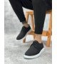 BA0003 Bağcıklı Klasik Spor Keten Siyah Beyaz Taban Casual Erkek Ayakkabı BA0003 Bağcıklı Klasik Spor Keten Siyah Beyaz Taban Casual Erkek Ayakkabı