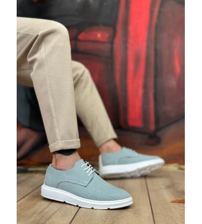 BA0003 Bağcıklı Klasik Spor Keten Turkuaz Yüksek Taban Casual Erkek Ayakkabı BA0003 Bağcıklı Klasik Spor Keten Turkuaz Yüksek Taban Casual Erkek Ayakkabı