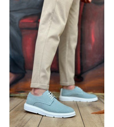 BA0003 Bağcıklı Klasik Spor Keten Turkuaz Yüksek Taban Casual Erkek Ayakkabı BA0003 Bağcıklı Klasik Spor Keten Turkuaz Yüksek Taban Casual Erkek Ayakkabı