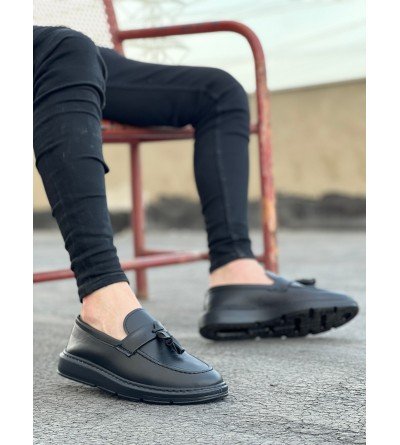 BA0005 Bağcıksız Yüksek Taban Klasik Kemerli Püsküllü Corcik Erkek Ayakkabı BA0005 Bağcıksız Yüksek Taban Klasik Kemerli Püsküllü Corcik Erkek Ayakkabı