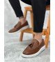 BA0005 Bağcıksız Yüksek Taban Klasik Püsküllü Taba Cilt Corcik Erkek Ayakkabı BA0005 Bağcıksız Yüksek Taban Klasik Püsküllü Taba Cilt Corcik Erkek Ayakkabı