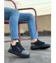 BA0104 Bağcıklı Siyah Ekose Süet Siyah Taban Spor Klasik Erkek Ayakkabı BA0104 Bağcıklı Siyah Ekose Süet Siyah Taban Spor Klasik Erkek Ayakkabı