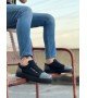 BA0104 Bağcıklı Siyah Ekose Süet Siyah Taban Spor Klasik Erkek Ayakkabı BA0104 Bağcıklı Siyah Ekose Süet Siyah Taban Spor Klasik Erkek Ayakkabı
