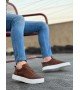 BA0104 Bağcıklı Taba Ekose Spor Klasik Erkek Ayakkabı BA0104 Bağcıklı Taba Ekose Spor Klasik Erkek Ayakkabı