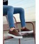 BA0104 Bağcıklı Taba Ekose Spor Klasik Erkek Ayakkabı BA0104 Bağcıklı Taba Ekose Spor Klasik Erkek Ayakkabı