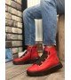 BA0142 Bantlı Erkek Yüksek Taban Kırmızı Spor Bot BA0142 Bantlı Erkek Yüksek Taban Kırmızı Spor Bot
