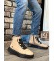 BA0142 Bantlı Erkek Yüksek Taban Krem Spor Bot BA0142 Bantlı Erkek Yüksek Taban Krem Spor Bot