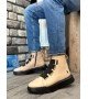 BA0142 Bantlı Erkek Yüksek Taban Krem Spor Bot BA0142 Bantlı Erkek Yüksek Taban Krem Spor Bot