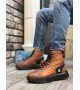 BA0159 Bağcıklı Koyu Taba Kapitone Erkek Yüksek Taban Spor Bot BA0159 Bağcıklı Koyu Taba Kapitone Erkek Yüksek Taban Spor Bot