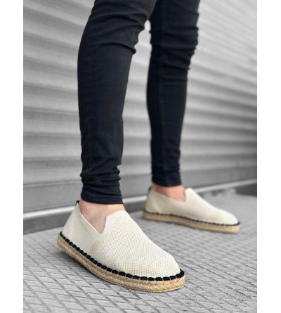 BA0224 BOA Rahat Düz Taban Espadril Örme Triko Bej Günlük Erkek Ayakkabı BA0224 BOA Rahat Düz Taban Espadril Örme Triko Bej Günlük Erkek Ayakkabı