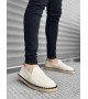 BA0224 BOA Rahat Düz Taban Espadril Örme Triko Bej Günlük Erkek Ayakkabı BA0224 BOA Rahat Düz Taban Espadril Örme Triko Bej Günlük Erkek Ayakkabı
