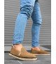 BA0224 BOA Rahat Düz Taban Espadril Örme Triko Taba Günlük Erkek Ayakkabı BA0224 BOA Rahat Düz Taban Espadril Örme Triko Taba Günlük Erkek Ayakkabı