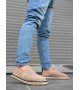 BA0224 BOA Rahat Düz Taban Espadril Örme Triko Vizon Günlük Erkek Ayakkabı BA0224 BOA Rahat Düz Taban Espadril Örme Triko Vizon Günlük Erkek Ayakkabı