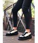 BA0238 BOA Yüksek Taban Siyah Beyaz Bağcıklı Erkek Ayakkabı BA0238 BOA Yüksek Taban Siyah Beyaz Bağcıklı Erkek Ayakkabı