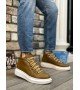 BA0312 Bağcıklı Vizon Yüksek Taban Erkek Tarz Spor Bot BA0312 Bağcıklı Vizon Yüksek Taban Erkek Tarz Spor Bot